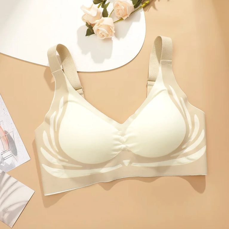 All Of Me Seamless Wireless Bra | Gathered Push-Up Bralette