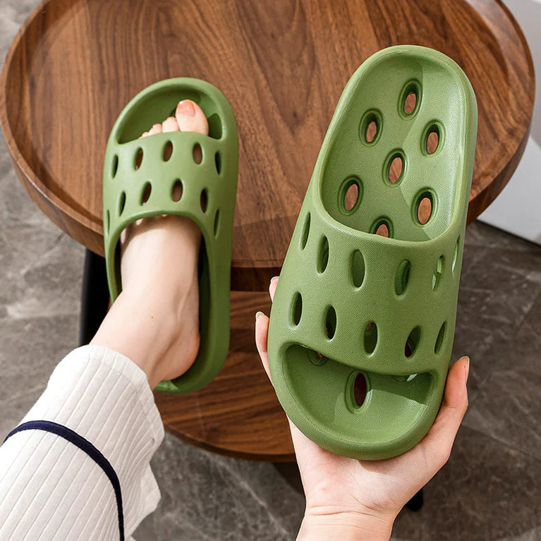 Quick-Dry Bathroom Slides | Odour-Free Lightweight EVA Slippers