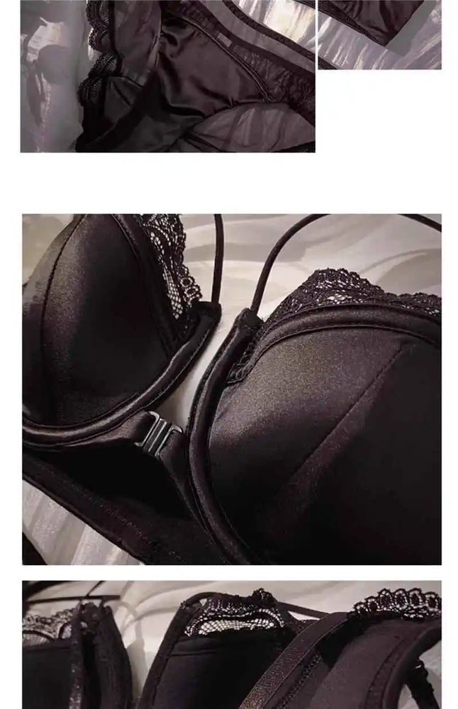 Front-Button Push-Up Set | Anti-Sagging Summer Lingerie