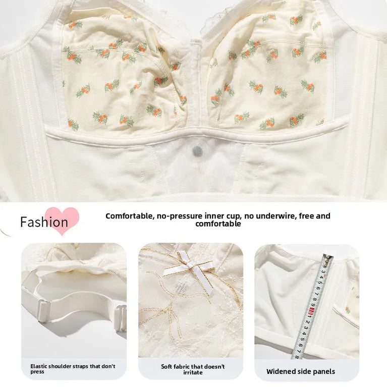 Full Coverage Wireless Slimming Bra | Anti-Slip Side Support
