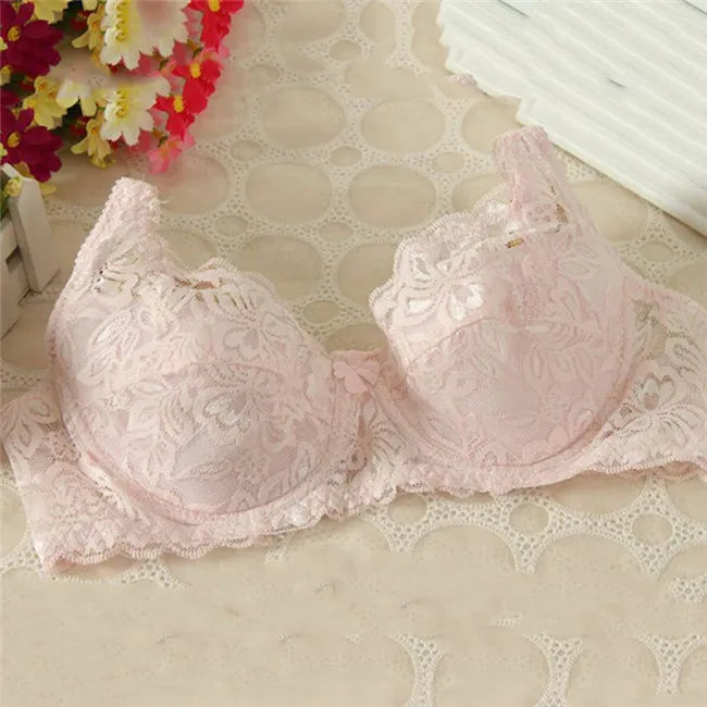 Lace Summer Push-Up Bra | Breathable Full-Coverage Lingerie