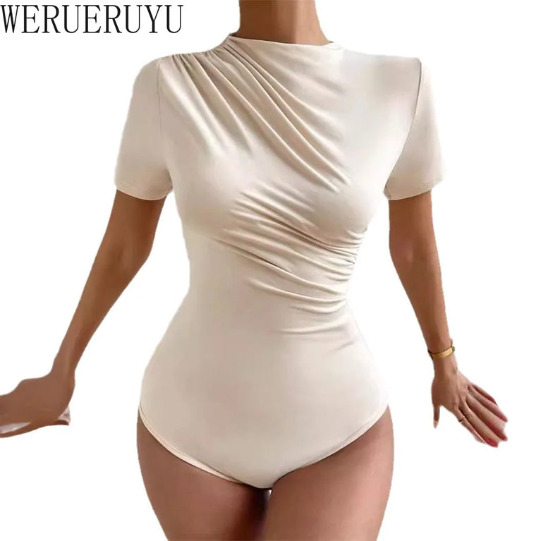 Short Sleeve Bodysuit | Summer  Streetwear One-Piece
