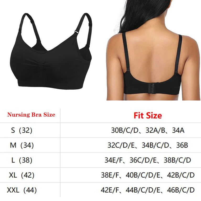 Maternity Nursing Bra | Breathable Wirefree Breastfeeding Support