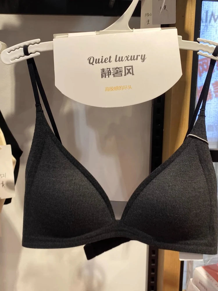 French Deep-V Seamless Bra | Invisible Summer Bralette