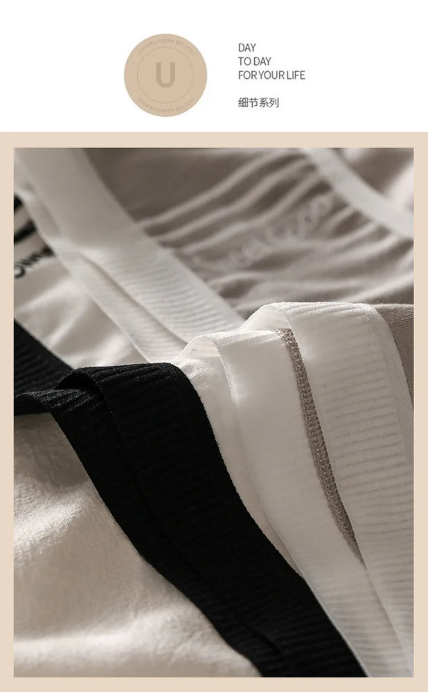 3pc Sporty Low-Rise Briefs | Breathable Letter-Print Panties