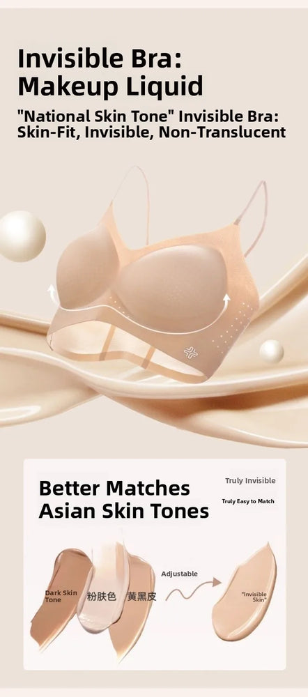 Ice Silk Seamless Bra | Cool-Touch Backless Soft Support
