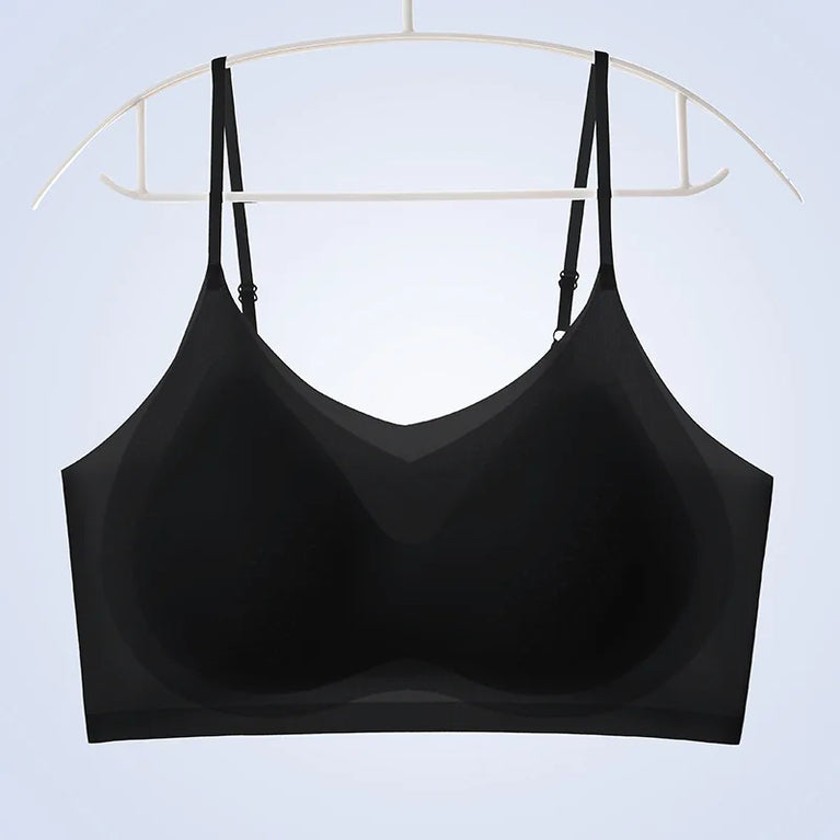 Summer Ice Silk Bralette | Seamless Air-Cooling Push-Up