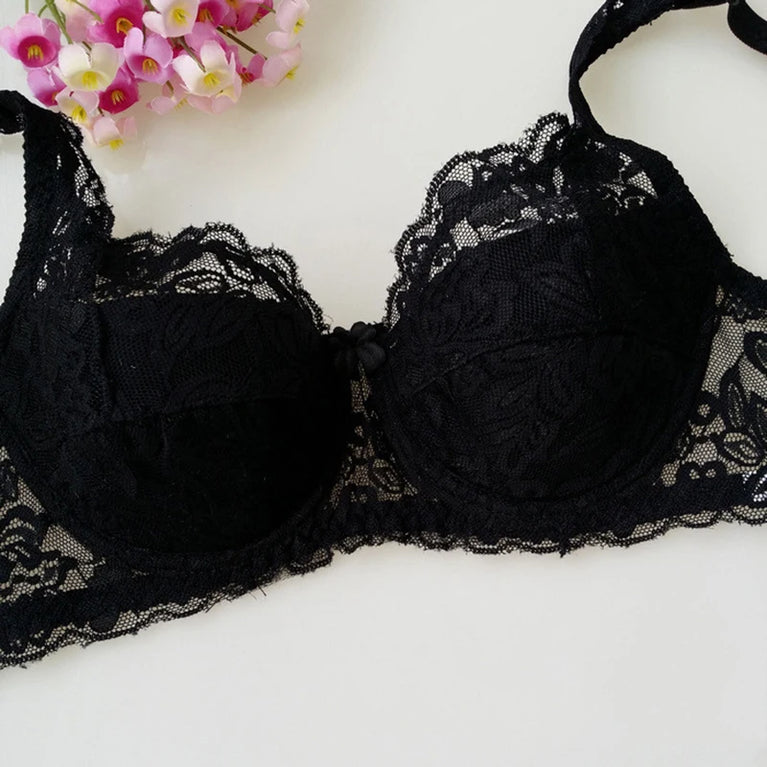Lace Summer Push-Up Bra | Breathable Full-Coverage Lingerie