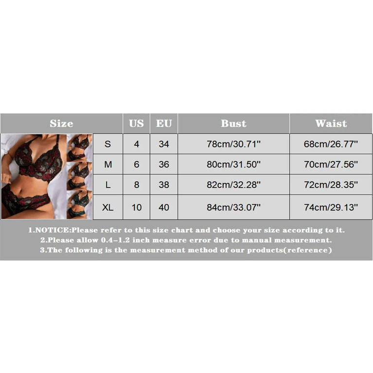 Front Closure Lace Bra & Brief Set – Sexy Two-Piece Lingerie