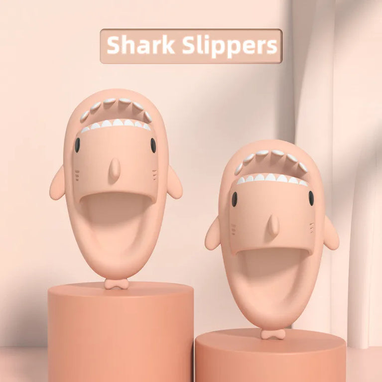 Cute Shark Platform Slides | Unisex Soft EVA Summer Sandals