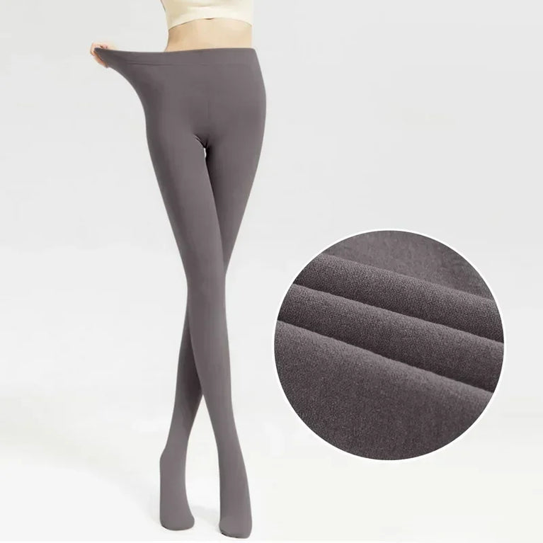 Women's Pearl Fleece Lined Leggings Winter Thermal Pants