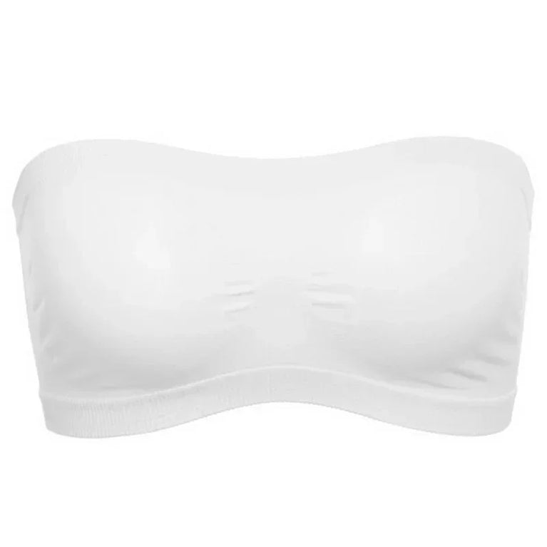 Breathable Mesh Tube Bra | Seamless Strapless Bandeau Top