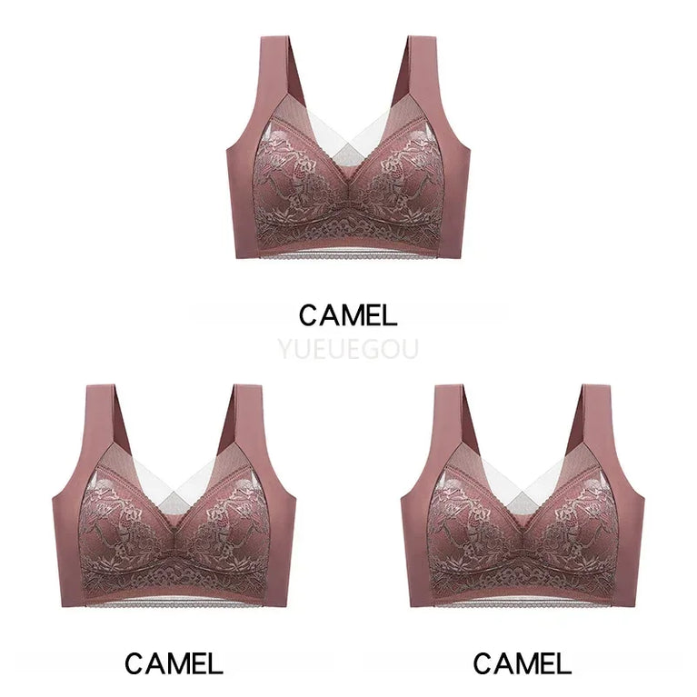 3PCS Plus Size Push-Up Bralette | 5cm Natural Lift Comfort