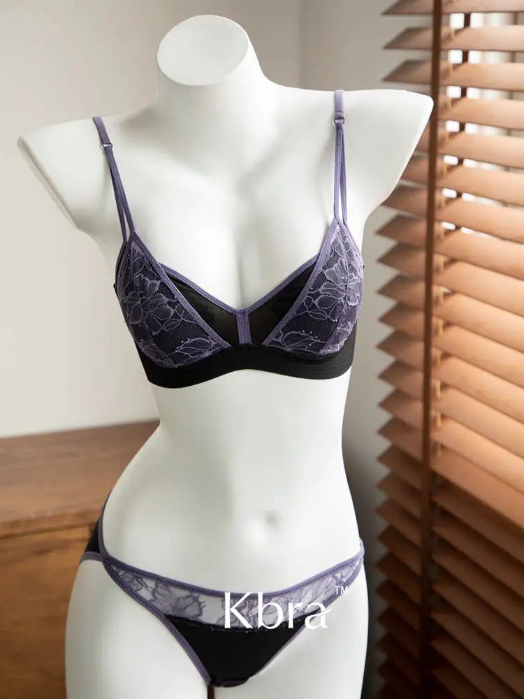 Lace Triangle Bralette Set | Sexy Wire-Free Summer Lingerie