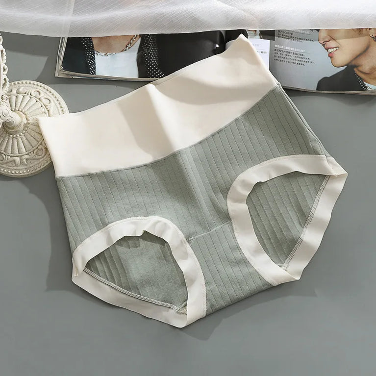Seamless High-Waist Briefs | Invisible Cotton Comfort Set