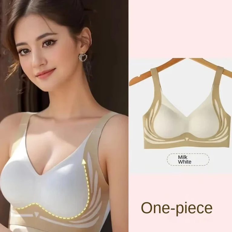 All Of Me Seamless Wireless Bra | Gathered Push-Up Bralette