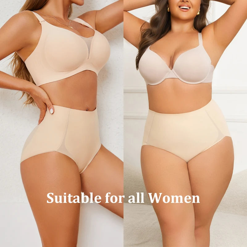Seamless Tummy Control Underwear | Breathable Mesh Butt-Lifter Shaping Briefs