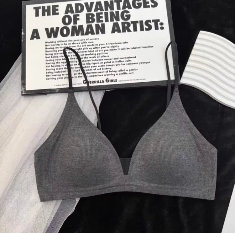 French Deep-V Seamless Bra | Invisible Summer Bralette