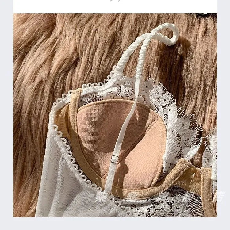 Lace Push-Up Underwire Bra | Summer Thin Full-Cup Lingerie