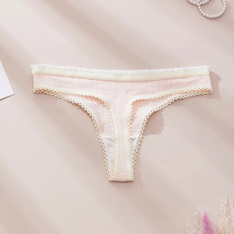 Cute Print Cotton Thongs | Soft Sexy Summer Tangas