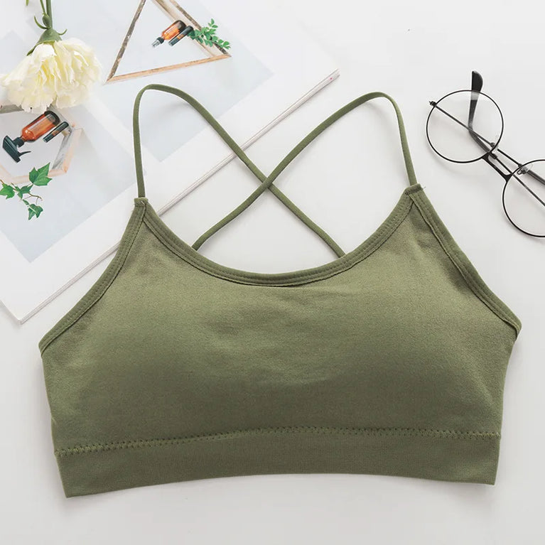 Seamless High-Stretch Sports Bra | Comfort Fit Yoga Crop Top