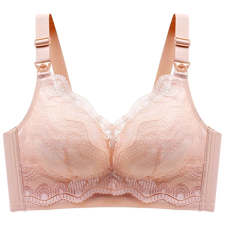 Lace Nursing Bra | Soft Cotton Maternity Comfort