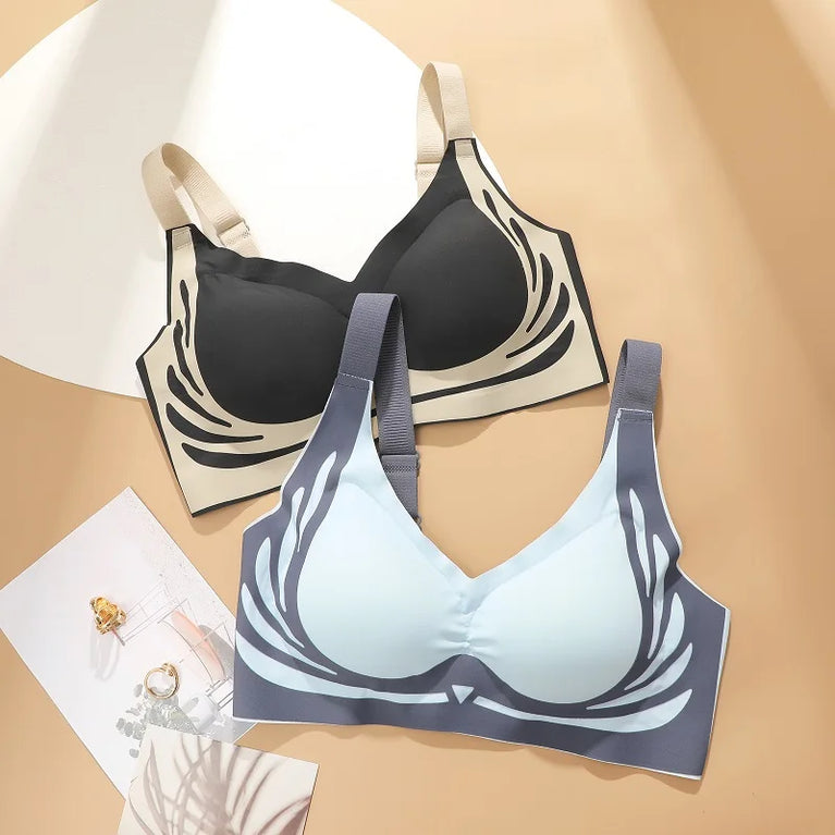 All Of Me Seamless Wireless Bra | Gathered Push-Up Bralette