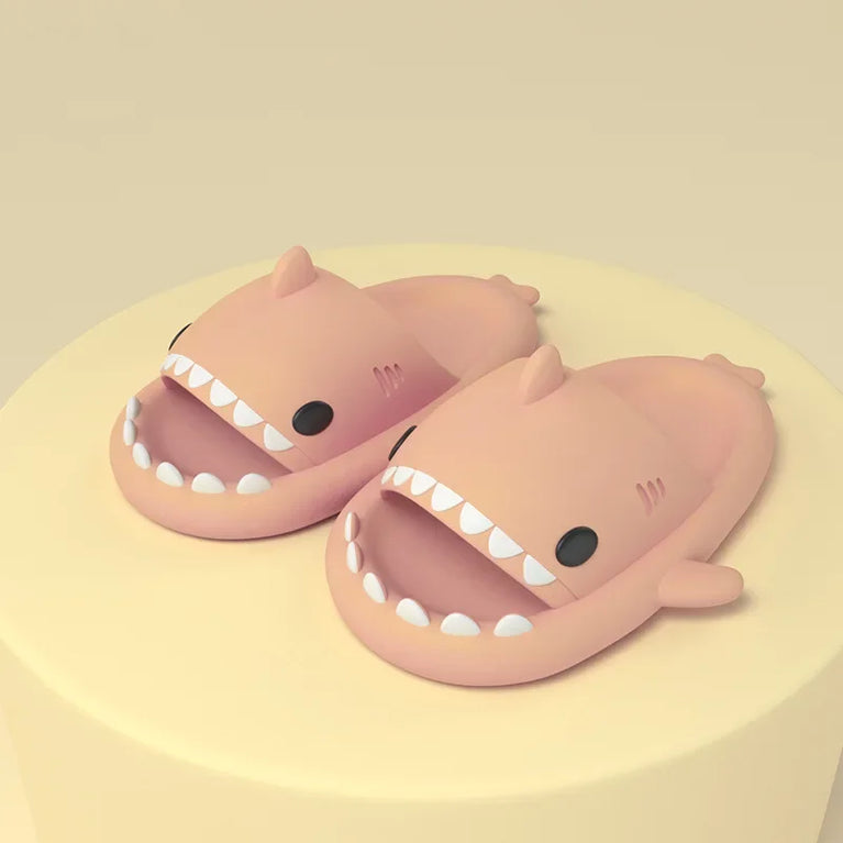 Cute Shark Platform Slides | Unisex Soft EVA Summer Sandals