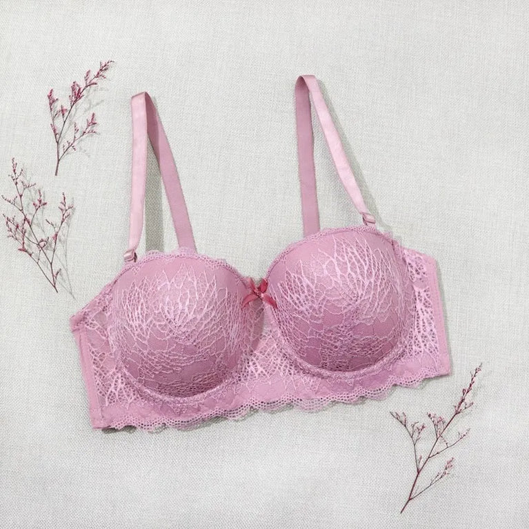 Demi Half-Cup Underwire Bra – Sculpted Push-Up Elegance