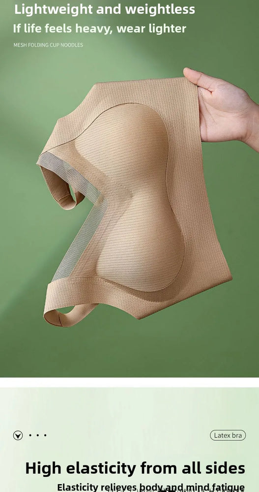 Seamless Backless Vest Bra | Adjustable Gathered Summer Fit