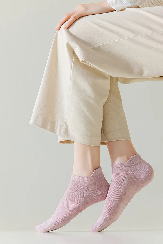 Bamboo Fiber Socks | 5-Pack Invisible Summer Liner