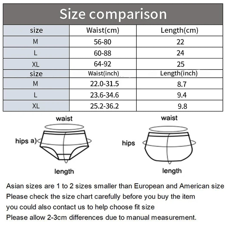 Ice Silk Seamless Briefs (3-Pack) – Low-Rise Ultra-Thin Quick-Dry Panties