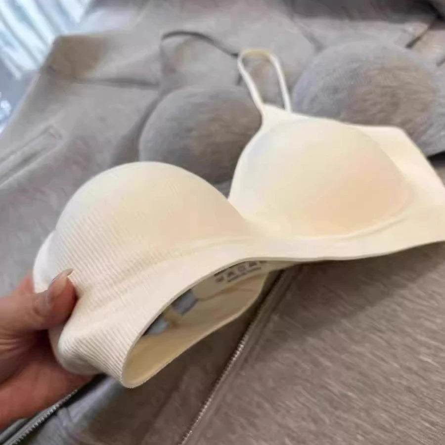 Deep-V Petite Push-Up Bralette | Wireless Small Chest Support