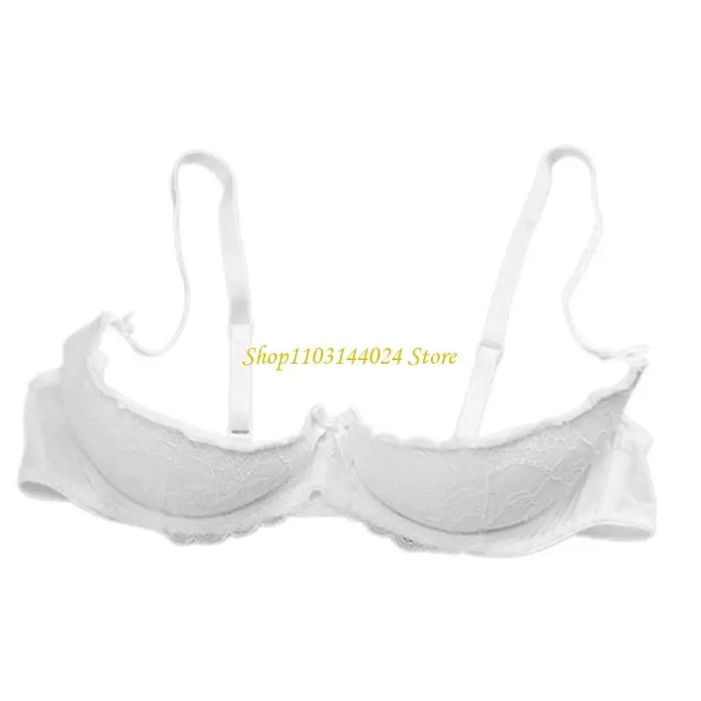 Deep V Plunge Low-Cut Bra – Sexy Cotton Push-Up Lingerie