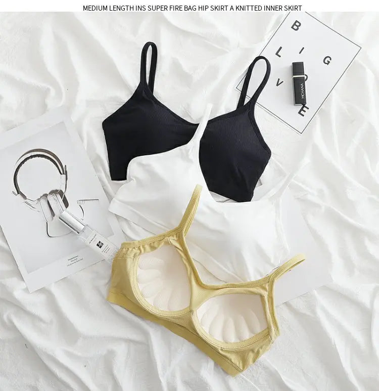 Seamless U-Shape Comfort Bra – Wire-Free Support for Young Women