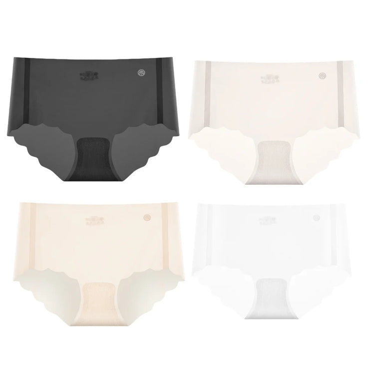 4Pcs/Set Women Panties Seamless Quick-Dry Briefs – Low-Rise Invisible Support