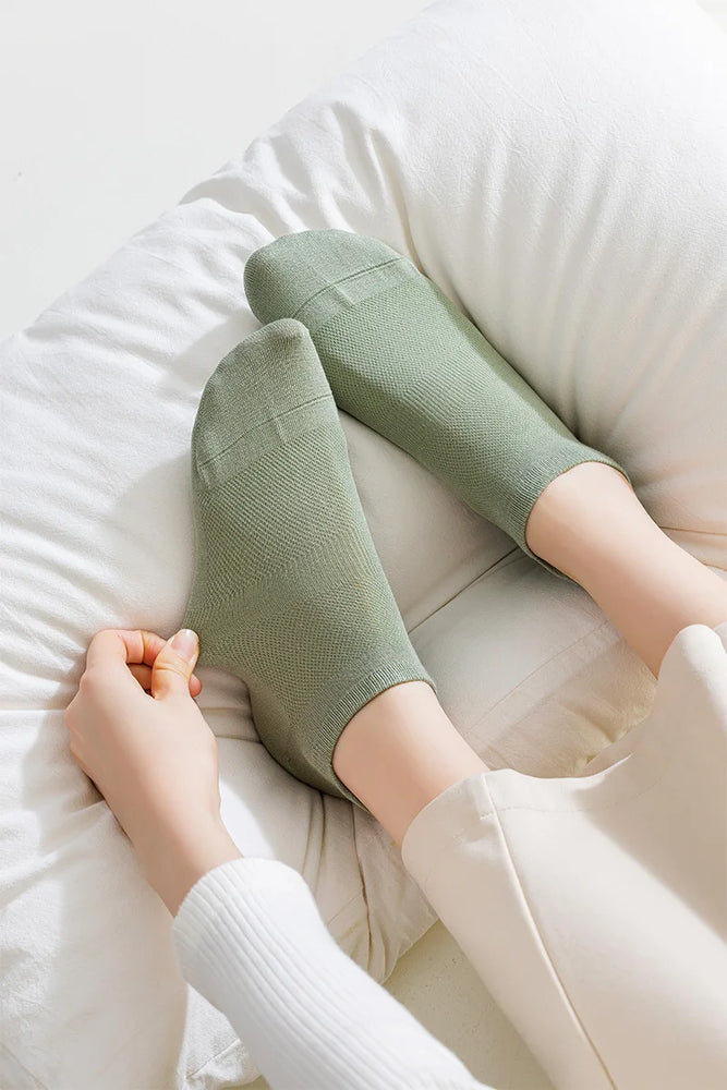 Bamboo Fiber Socks | 5-Pack Invisible Summer Liner