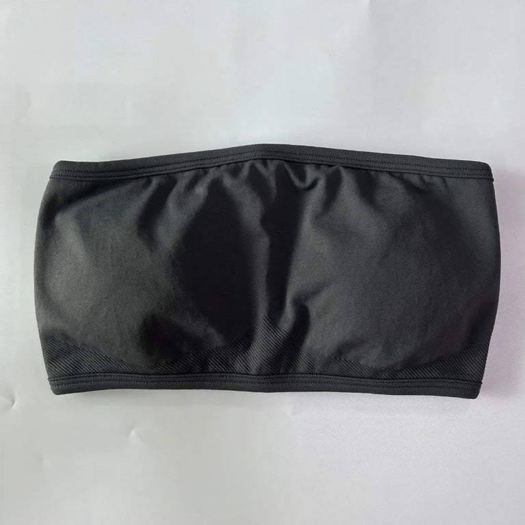 Strappy Backless Bandeau | Seamless Yoga Sports Bra