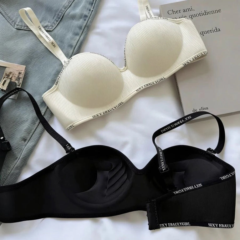 Ice Silk Wireless Push-Up Bra | Seamless Small Chest Bralette