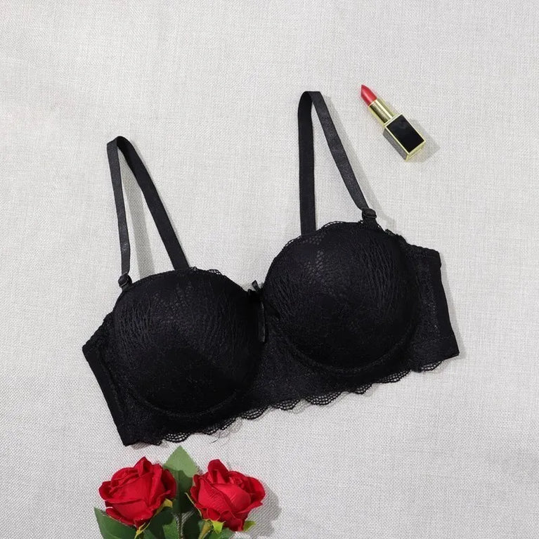 Demi Half-Cup Underwire Bra – Sculpted Push-Up Elegance