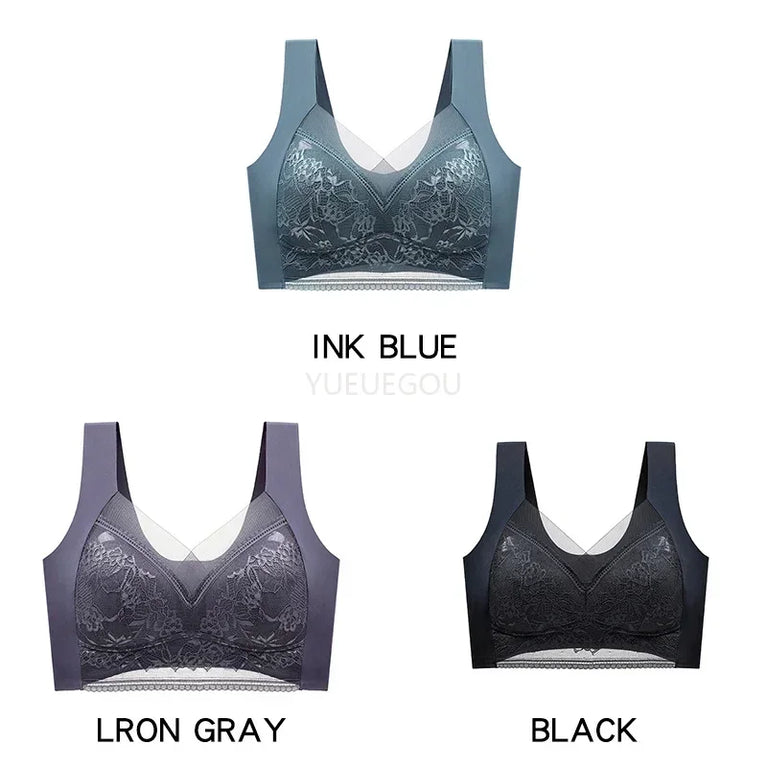 3PCS Plus Size Push-Up Bralette | 5cm Natural Lift Comfort