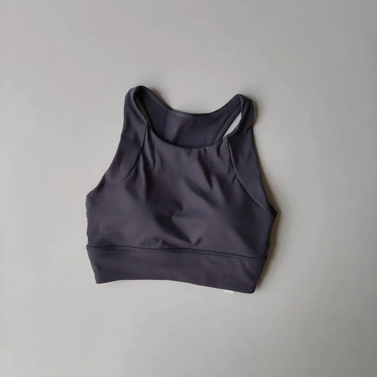 Breathable Seamless Sports Bra – High-Impact Running Support