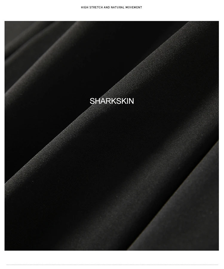Summer Shark Biker Shorts | High-Waist Performance Knee Leggings