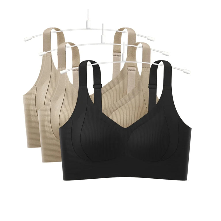 Seamless Push-Up Bra – High-Support Wireless Foundation