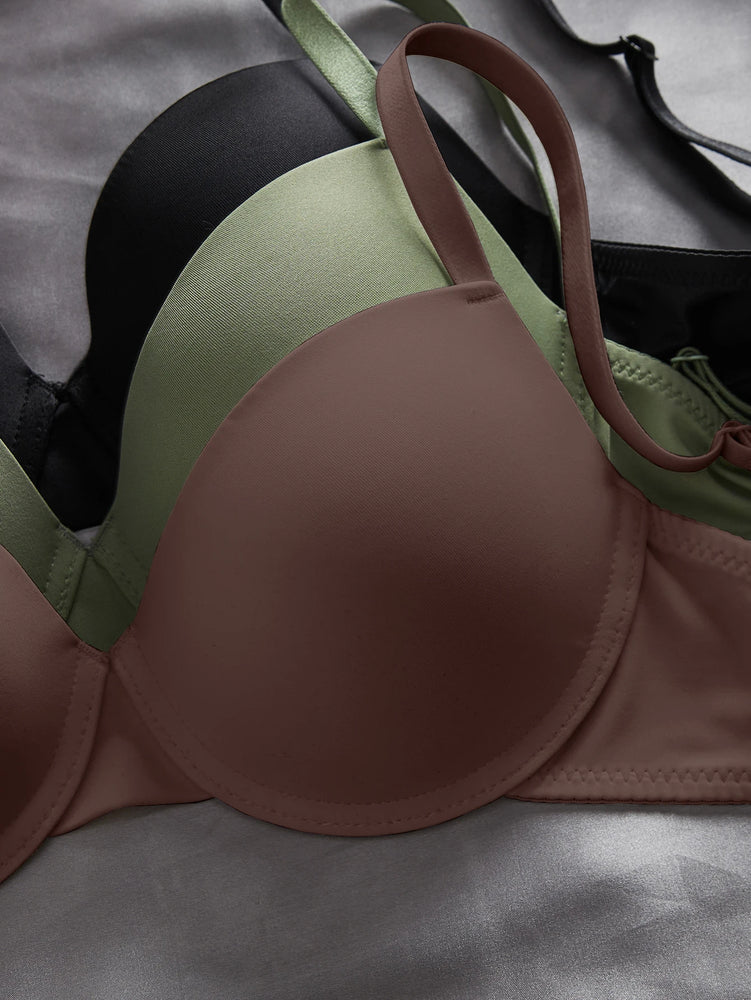 Everyday Essential Underwire Push-Up Bra – Classic 3/4 Cup Support
