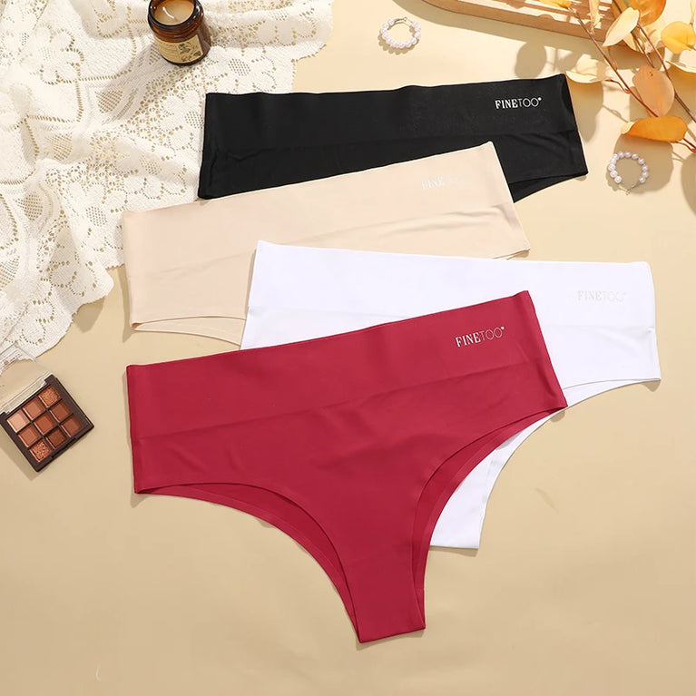 Ice Silk Seamless Panties | Ultra-Thin Brazilian Briefs