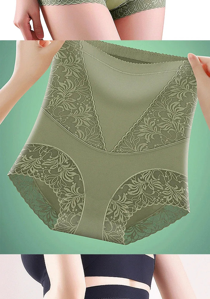 High-Waist Lace Tummy Control Panties | Professional Midsection Shaping & Body Shaper