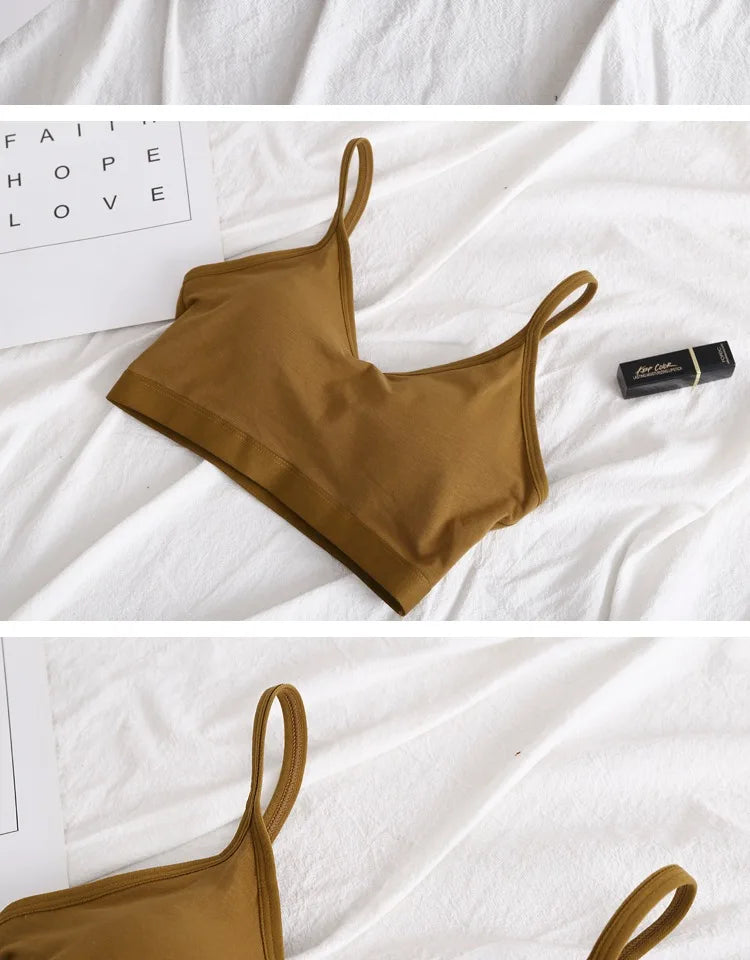 Pure Cotton Wireless Seamless Bra – Lightweight Everyday Comfort
