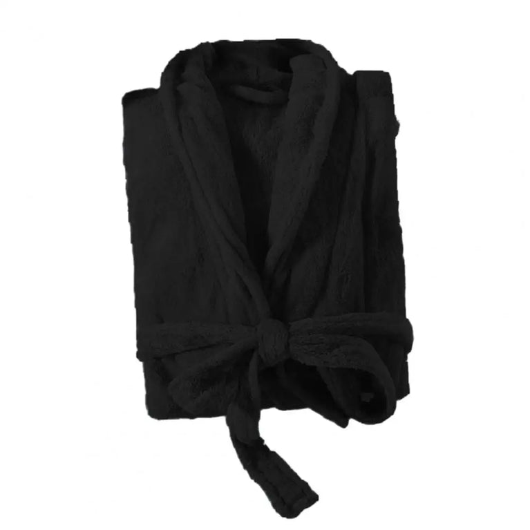 Unisex Fleece Bathrobe | Warm Thick Winter Sleepwear