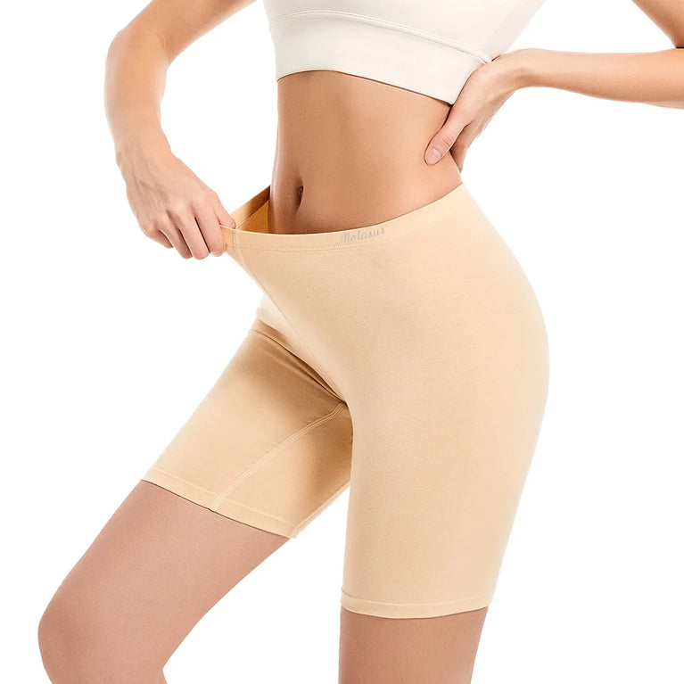 High-Waist Cotton Boxer Briefs | Premium Anti-Chafing Underwear
